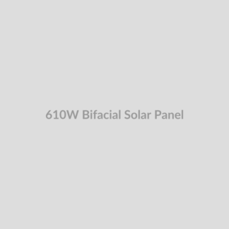 610W Bifacial Solar Panel